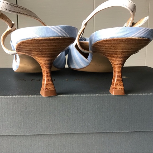 NWB Ann Taylor Bow Slingback Kitten Heel Pumps S10 - Brand New! Beautiful! - Picture 9 of 12